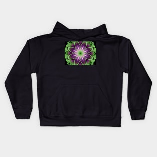 Purple Flower Kids Hoodie